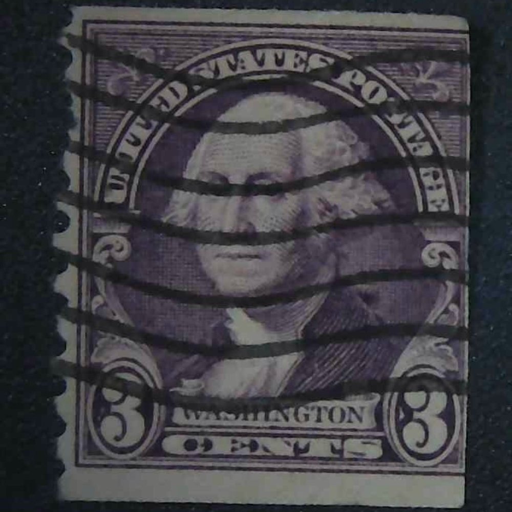 Vintage Rare 1932 US 3 Cent George Washington Stamp Purple Violet collectible